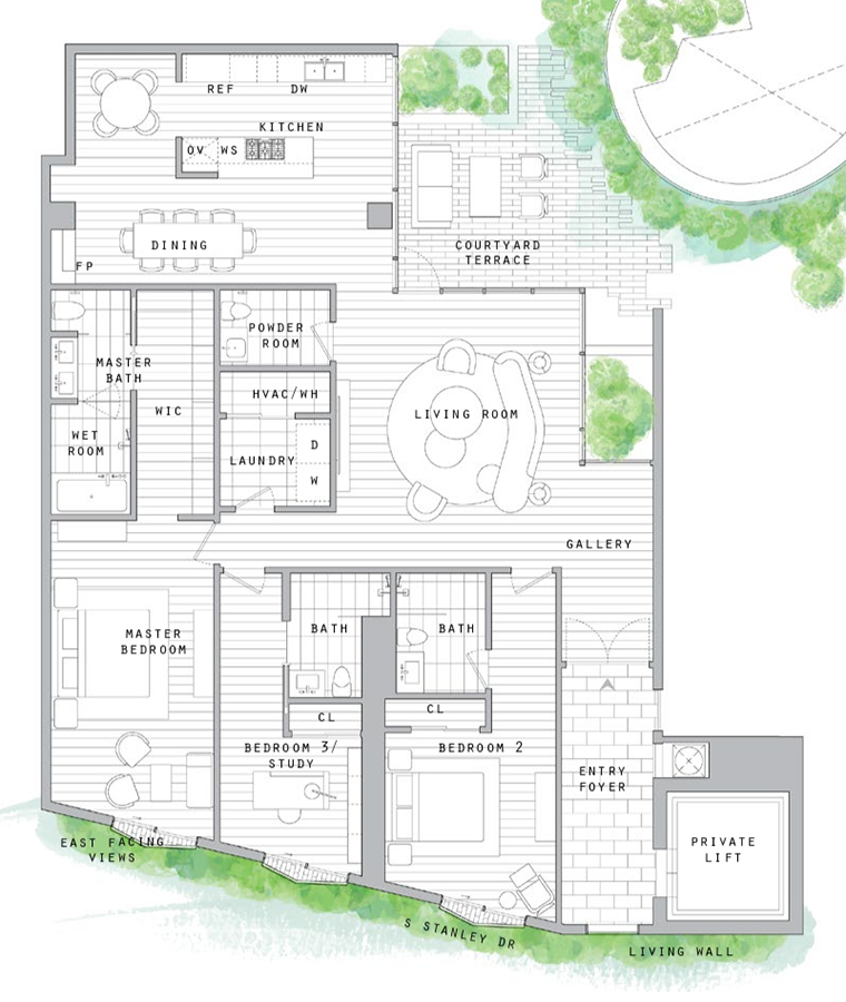 Garden Flat 10 Floor Plan